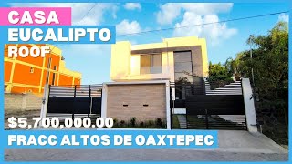 🏡 Casa EUCALIPTO ROOF ✅ FRACC ALTOS DE OAXTEPEC ✅ ‼️ No encontrarás otra igual ‼️ [upl. by Gregoire]