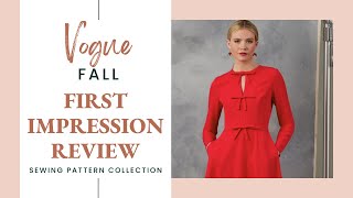 Review VOGUE 2024 Fall Sewing Patterns [upl. by Aernda]