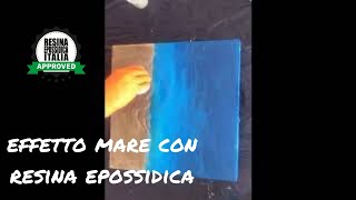 Video Tutorial  Effetto Mare e Spiaggia  Resina Epossidica [upl. by Collbaith]