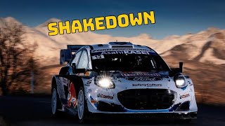 WRC Rallye Monte Carlo 2024  SHAKEDOWN [upl. by Ahsital]