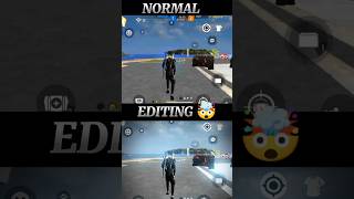 NORMAL Vs Editing 🤯 EDITING 4k 💫👿 shorts freefire free youtubeshorts trending freefireindia [upl. by Loughlin191]