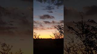 Crescent Moon at Sunrise in the South Dakota Sky crescentmoon morningmoon moonview [upl. by Delastre]