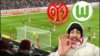 Mainz vs Wolfsburg Stadionvlog 🏟️ NICHTS als ENTTÄUSCHUNG… krankes VOLLEY TOR 😍 [upl. by Oirelav409]