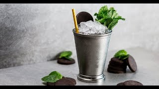 Thin Mint Julep Cocktail Recipe  Liquorcom [upl. by Rotman888]