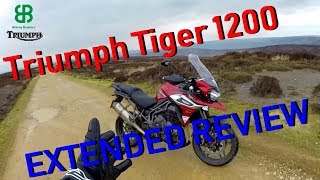 2019 Triumph Tiger 1200 Explorer Extended Review 125 [upl. by Saied]