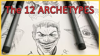 What are the Archetypes │ Carl Jung 12 Archetypes │ Time lapse Art and Voice over explanations [upl. by Saenihp]