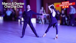 Marco Bonavolta amp Denise  Cha Cha Cha Latin Dance  Amateur Latin [upl. by Etram]