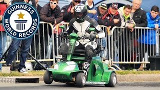 Fastest Mobility Scooter  Guinness World Records [upl. by Uball]