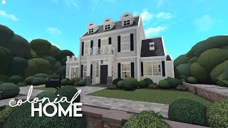 BLOXBURG Colonial Family Home  House Tour [upl. by Ajaj]