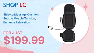 Shiatsu Neck amp Back Massager with 8 Kneading Heads [upl. by Wiener937]