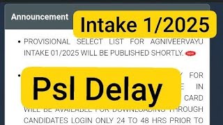 Airforce Intake 12025 Psl Delay  Vacancies Reason [upl. by Banyaz]