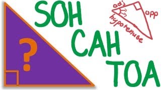 Maths Tutorial Trigonometry SOH CAH TOA trigonometric ratios [upl. by Hassadah]