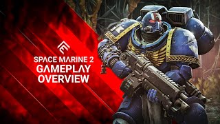 Warhammer 40000 Space Marine 2  Gameplay Overview Trailer [upl. by Fillian701]