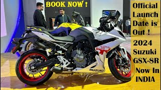 Officially Launch Date is out Suzuki GSX8R in India  Book Now [upl. by Froemming]