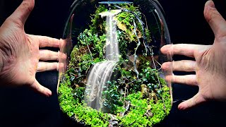 Mini Waterfall Terrarium Anyone Can Make [upl. by Nnyl]