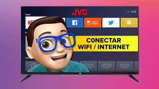 Cómo Conectar Smart Tv JVC 🖤 a Internet por WiFi  OS Propio ✅ [upl. by Hobey]