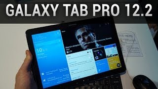 Samsung Galaxy Tab Pro 122 prise en main au CES 2014  par TestMobilefr [upl. by Aneram428]