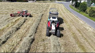 Heuernte 🇨🇭 beim Lohnunternehmer vom Gras bis in den Heustock [upl. by Suzette218]