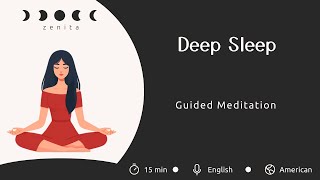 15 Minute Deep Sleep Meditation  Guided Meditation to Drift Off Effortlessly [upl. by Kristofor]