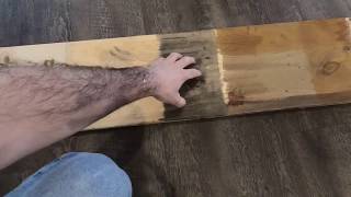 QUICK TIPS Tea Steel Wool and Vinegar Wood Staining [upl. by Lefton]