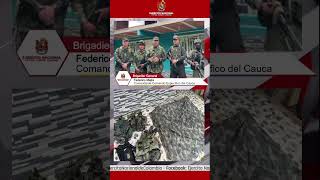 Frustrado atentado terrorista de la disidencia Dagoberto Ramos por tropas del Ejército Nacional [upl. by Anyalram]