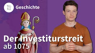 Der Investiturstreit ab 1075 – Geschichte  Duden Learnattack [upl. by Aiuqram]