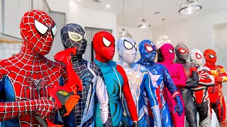 What If Many SPIDERMAN in 1 HOUSE  SPIDERMANs Story New Season 3  All Action Funny [upl. by Attenov]