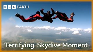 Terrifying Solo Skydive Almost Goes Wrong  Lonely Planet’s Year of Adventures  BBC Earth Explore [upl. by Nolava]