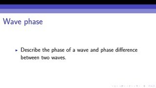 Wave phase and phase difference [upl. by Ahsilahk350]