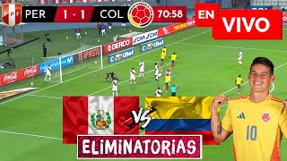 🔴 Perú vs Colombia EN VIVO  Eliminatorias [upl. by Eelymmij808]