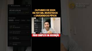 Dividendos 1024 Resultados da Carteira do milhão investir carteiradeinvestimentos [upl. by Loy]