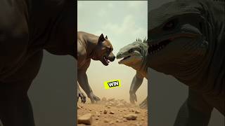 Pitbull FaceOff Komodo Dragon😱 [upl. by Eniarrol]