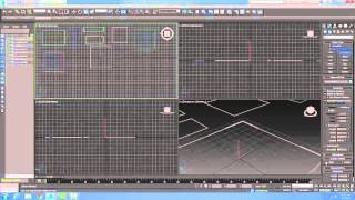 3ds Max 0507 Creating a Rectangular Spline [upl. by Enytsirk]