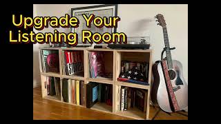 Premium Vinyl Record Storage Modular Durable Solid Wood and Elegant Upgrade Your Listening Room [upl. by Eniamat325]