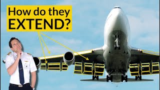 How do FLAPS EXTEND on AIRPLANES Explained by CAPTAIN JOE [upl. by Drusi]