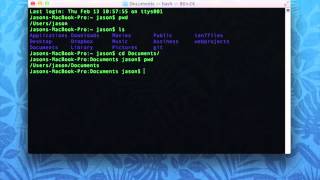 How to make a directoryfolder using Mac Terminal [upl. by Eical485]