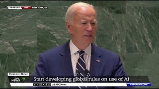 UNGA  Stand up against aggression US President Joe Biden [upl. by Mcquillin]