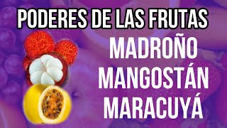 FRUTAS PODEROSAS  Madroño – Mangostán – Maracuyá  Diccionario Esotérico [upl. by Kentiggerma]