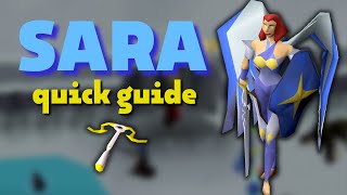 Saradomin Quick Guide  SoloDuo  OSRS [upl. by Eeldivad]