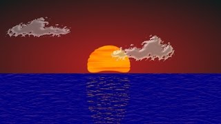 Inkscape Drawing a sunset  part 1 [upl. by Ingaborg]