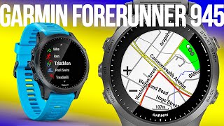 Garmin forerunner 945  ОБЗОР  УМНЫЕ ЧАСЫ ДЛЯ САМЫХ СПОРТИВНЫХ [upl. by Elehcor]