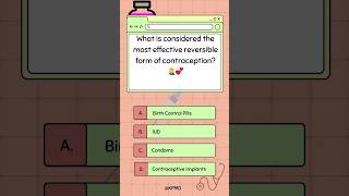 The Most Effective Reversible Contraceptive Do You Know What It Is 🩺 mededtrivia contraceptives [upl. by Ahsoik987]