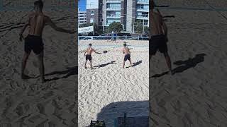 Beach tennis  errado beachsports beachgame volleyball beachsport beachtennis beachhandball [upl. by Airat]