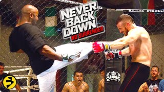 NEVER BACK DOWN NO SURRENDER  Michael Jai White quotCasequot vs Owen OBrien quotCobraquot  Fight Scene [upl. by Eisele803]