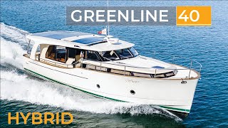 Greenline 40  A Hybrid Electric Motor Yacht [upl. by Jehu]