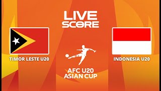 🔴LIVE SCORE  TIMOR LESTE U20 VS INDONESIA U20  KUALIFIKASI PIALA ASIA AFC U20 [upl. by Ycnej]