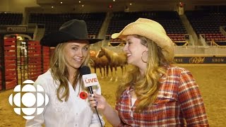 CBC LIVE Amber Marshall at the Royal Winter Fair Rodeo  Heartland  CBC [upl. by Barcus]