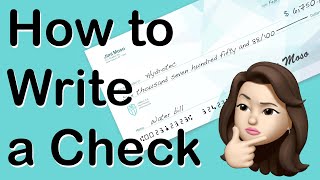 How to WRITE A CHECK  The Right Way to Write Dollars amp Cents [upl. by Ankeny]