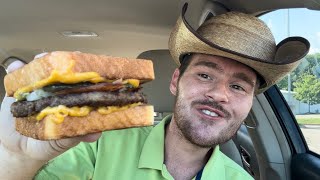 Sonic Cheesy Bacon Sonic Stack Review [upl. by Saito]