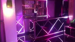 Private party room at DHA Karachi  Addressable strip lighting  Party lights in PAKISTAN [upl. by Zeugirdor]